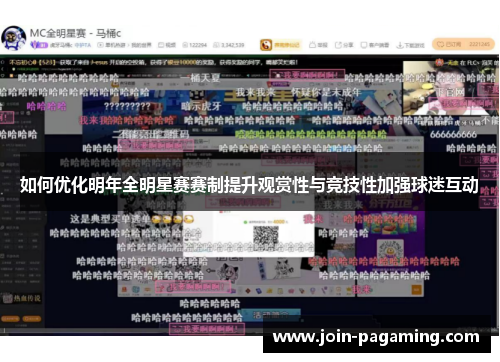 如何优化明年全明星赛赛制提升观赏性与竞技性加强球迷互动