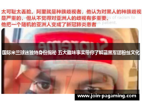 国际米兰球迷独特身份揭秘 五大趣味事实带你了解蓝黑军团粉丝文化